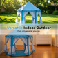 🏰Children's Hexagonal Castle Tent with Mesh Curtains