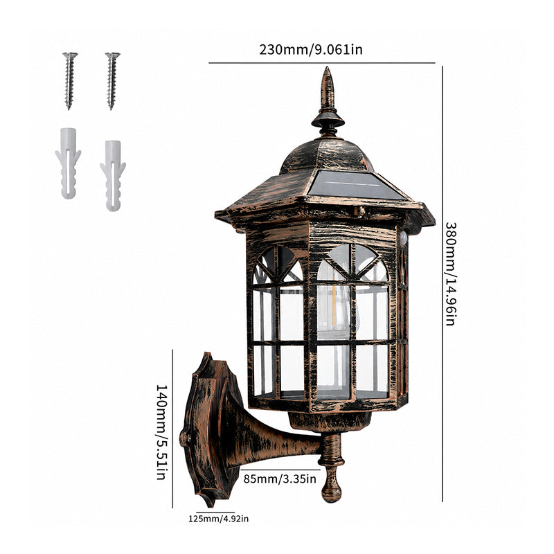 Motion Sensor Solar Wall Light