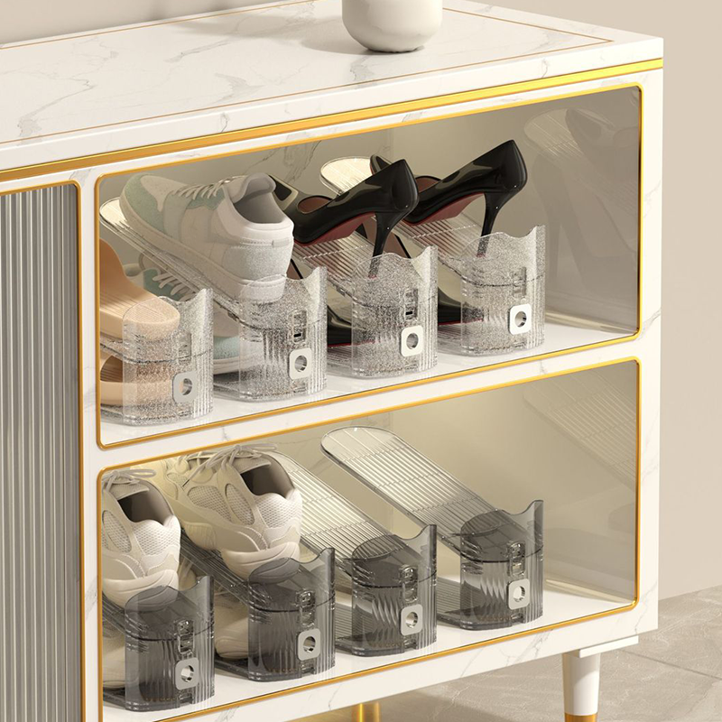 👟Adjustable Double-Decker Shoe Slots Organizer