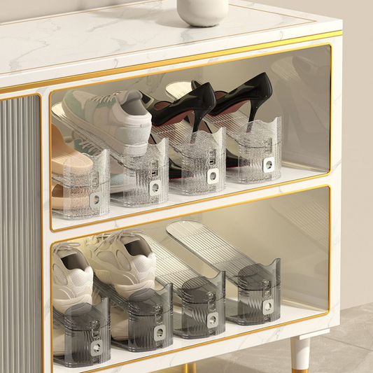 👟Adjustable Double-Decker Shoe Slots Organizer