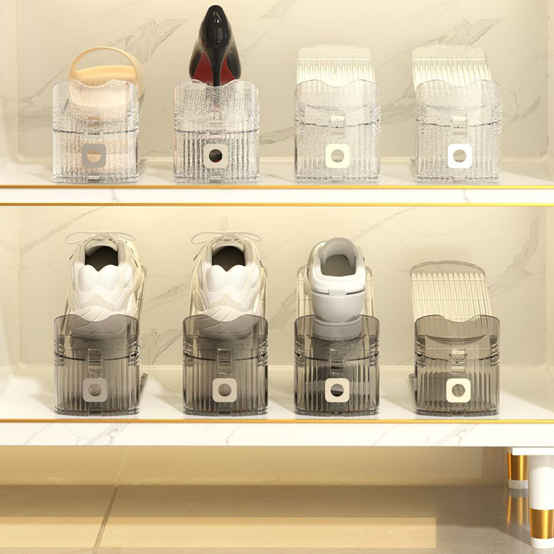 👟Adjustable Double-Decker Shoe Slots Organizer