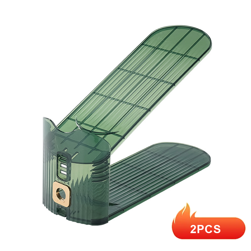 👟Adjustable Double-Decker Shoe Slots Organizer
