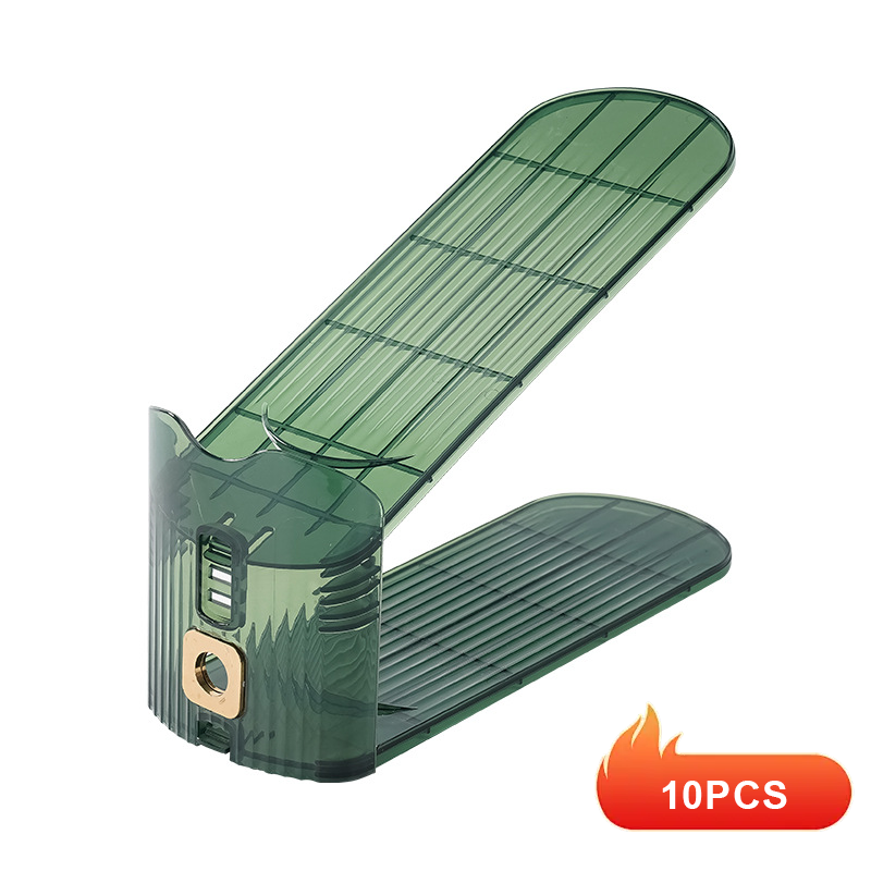 👟Adjustable Double-Decker Shoe Slots Organizer