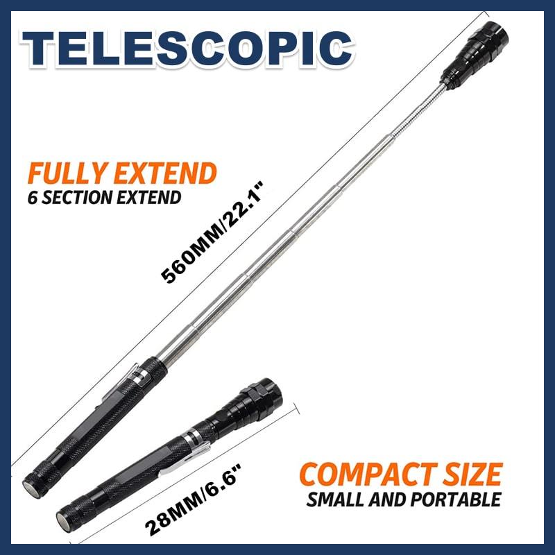 ⏳Limited-time 50% off⏰Multifunctional Magnetic Telescopic Flashlight↩️🔦