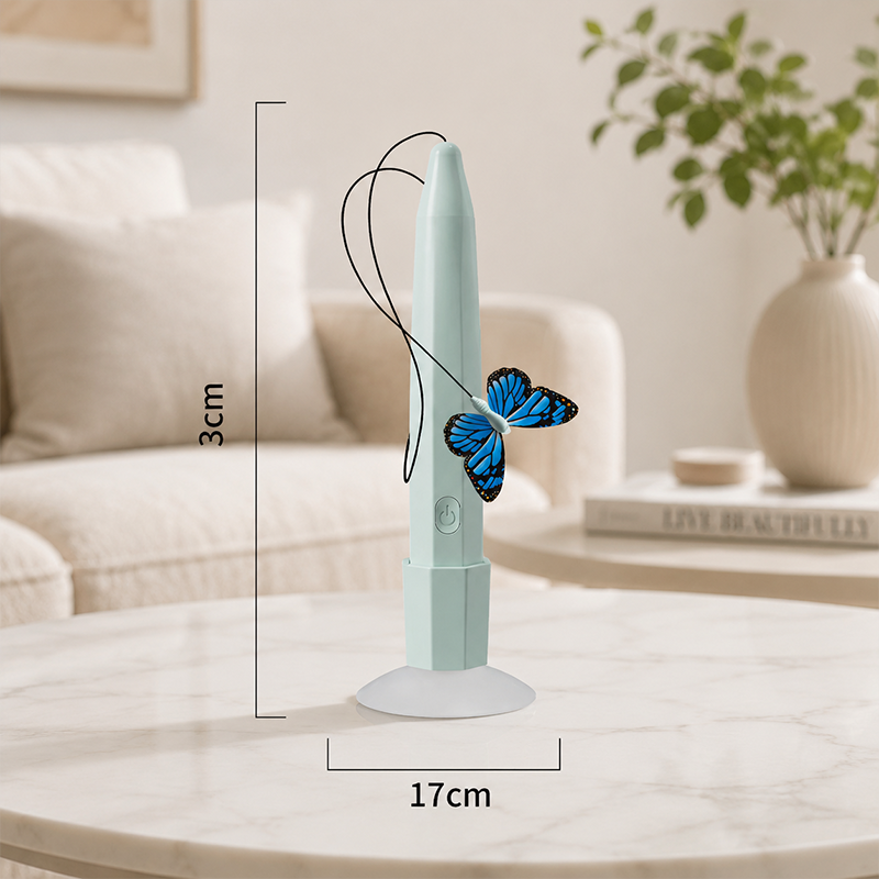 🦋✨ LIMITED-TIME 50% OFF! Electric Suction Cup Cat Teaser — Rotating Butterfly, Auto Play 🐱