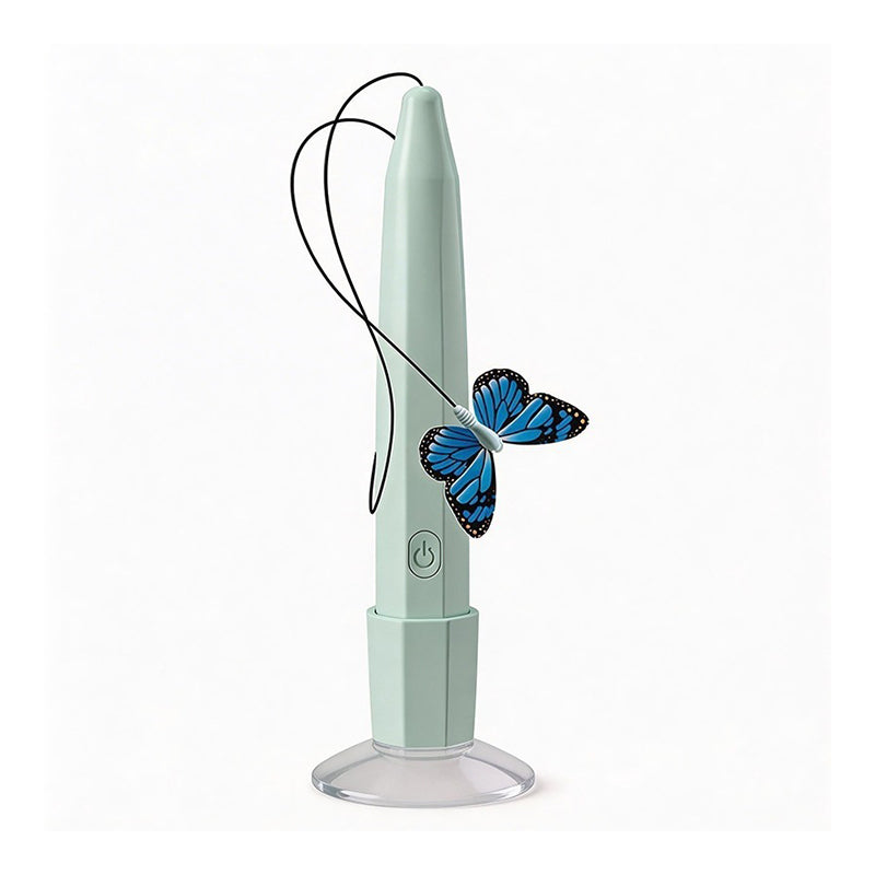 🦋✨ LIMITED-TIME 50% OFF! Electric Suction Cup Cat Teaser — Rotating Butterfly, Auto Play 🐱