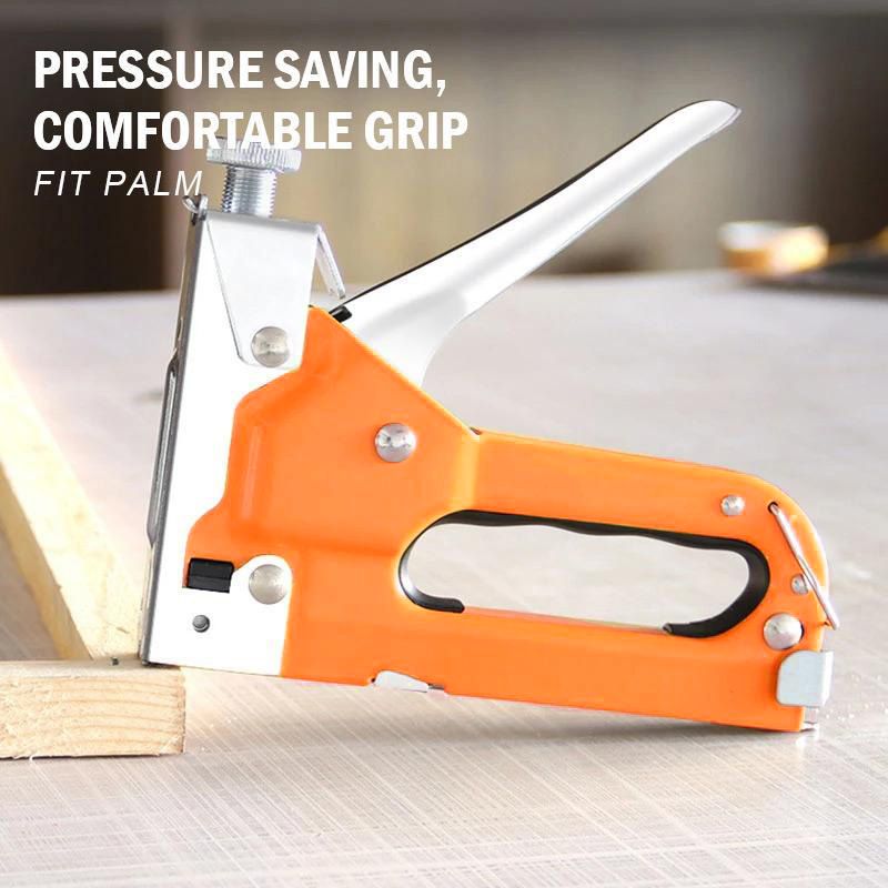 🔨 LIMITED-TIME 50% OFF! ✨ 3-in-1 Woodworking Staple Nail Tool – Manual, Alloy Steel, Adjustable Pressure 🛠️