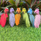 🐦12PCS Artificial Feathered Birds with Clips