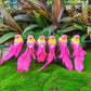 🐦12PCS Artificial Feathered Birds with Clips