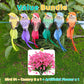 🐦12PCS Artificial Feathered Birds with Clips