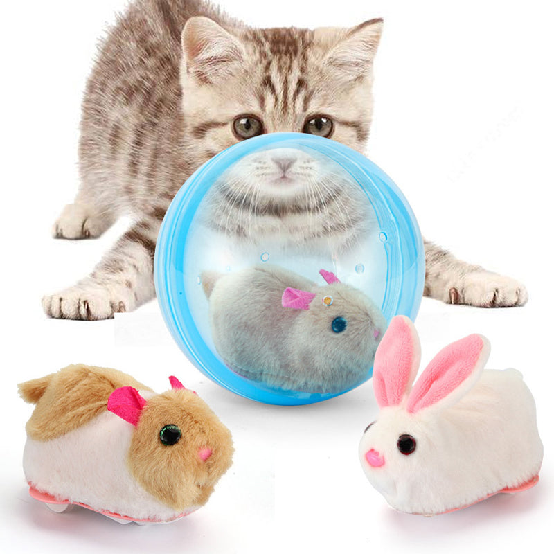 🐹 Electric Plush Hamster Rolling Ball Toy – Crafted from child-safe, soft plush materials with no sharp edges. Built to withstand bumps & tumbles, and easy to wipe clean after messy play 🧼