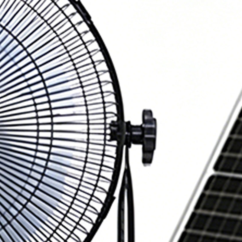 Solar Powered Rechargeable Floor Fan