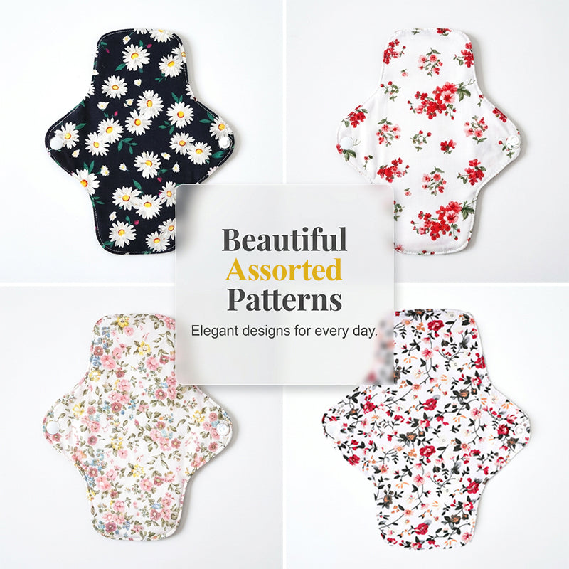 🔥New Hot Sales - Just 💥50% OFF | Reusable Period Pads for Women – Soft Washable Leakproof Panty Liners for Everyday Comfort