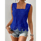 🎉 2026 Sale — Over 50,000 Sold! 💝 Women's Elegant Square Neck Lace Tank Top