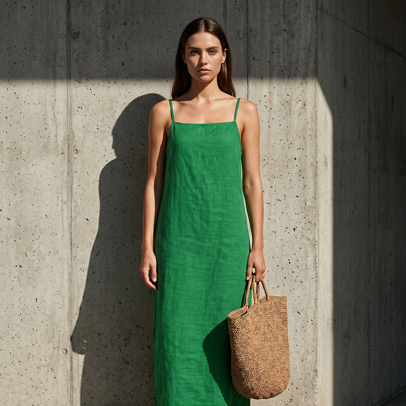 👗 LIMITED-TIME 50% OFF! ✨ Women's Casual Solid Color Slip Dress
