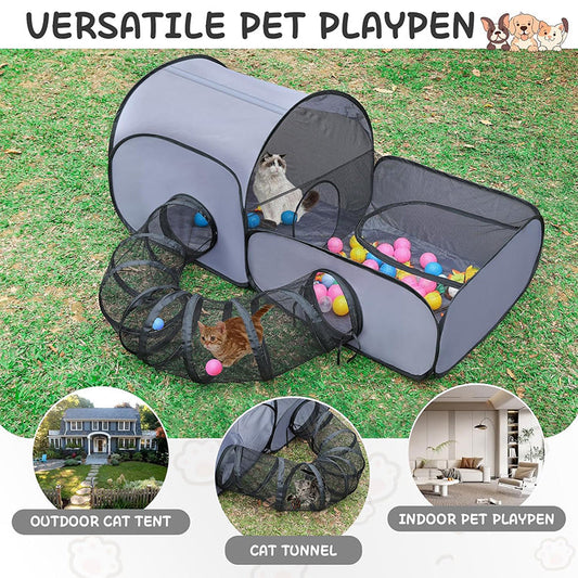 🐱Large Cat Tunnel for Play and Lounging