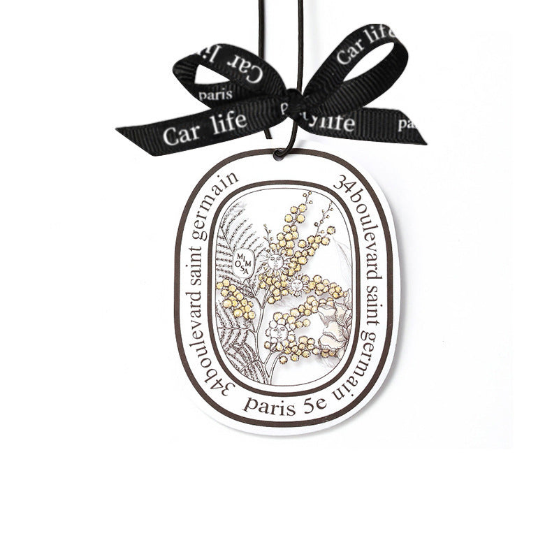Hanging Car Air Freshener Scent Card