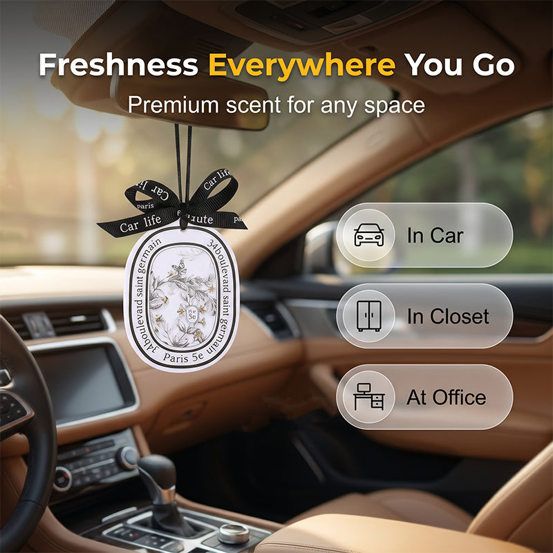 🌿Hanging Car Air Freshener Scent Card