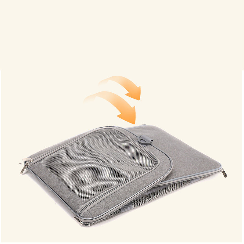 Large Foldable Mesh Cat Carrier Bag