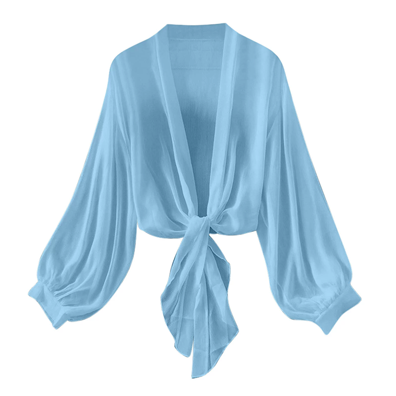 🏖️ Lightweight Summer Cover-Up Cardigan — Open Front Chiffon Top for Holiday, Travel & Everyday
