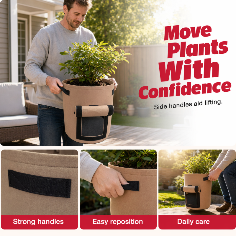 Thickened Grow Bag with Handle
