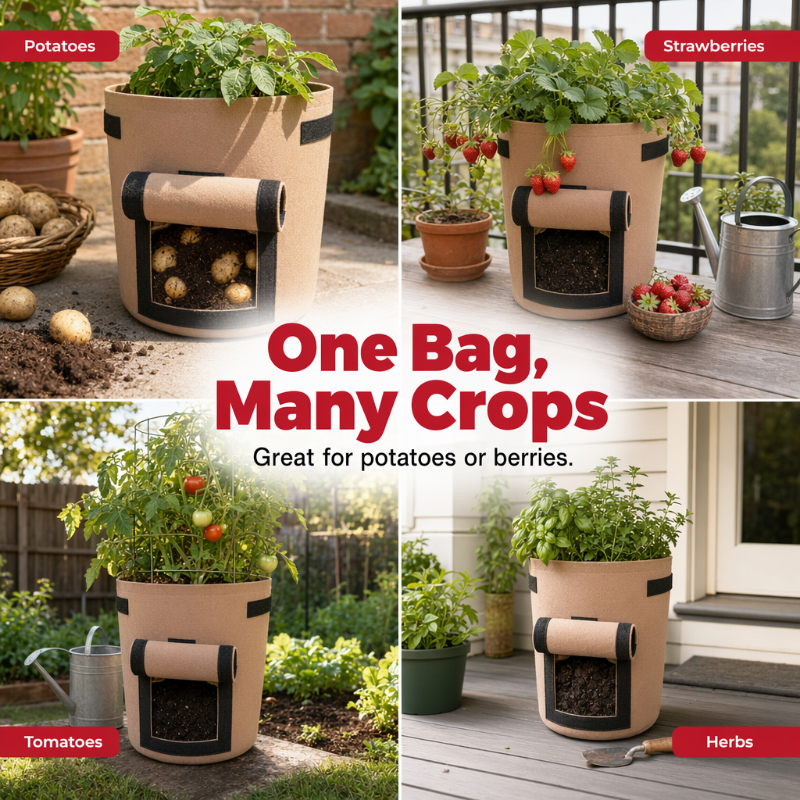 Thickened Grow Bag with Handle
