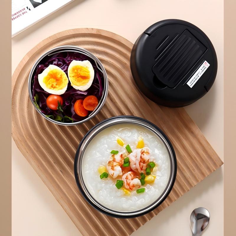 Vacuum Insulated Food Jar with Folding Spoon