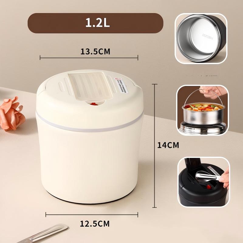 Vacuum Insulated Food Jar with Folding Spoon