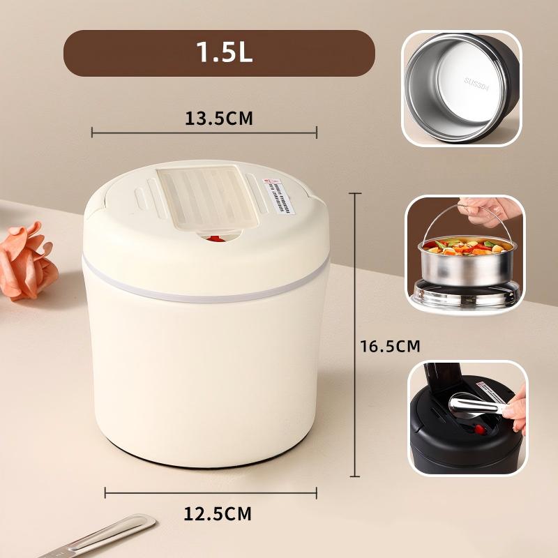 Vacuum Insulated Food Jar with Folding Spoon