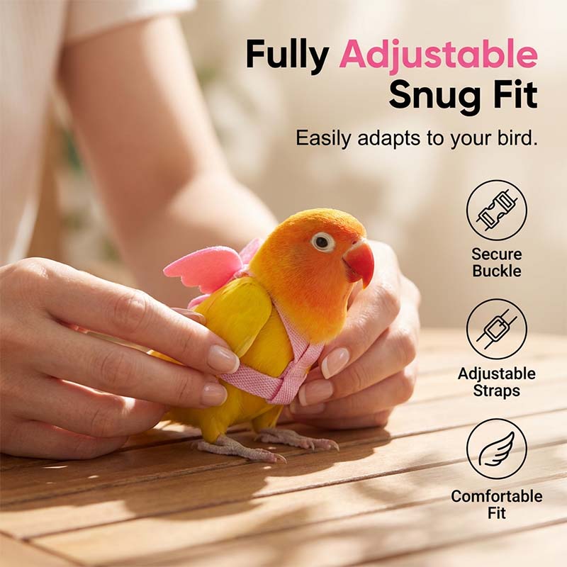 🪽Angel Wing Bird Harness & Leash Set