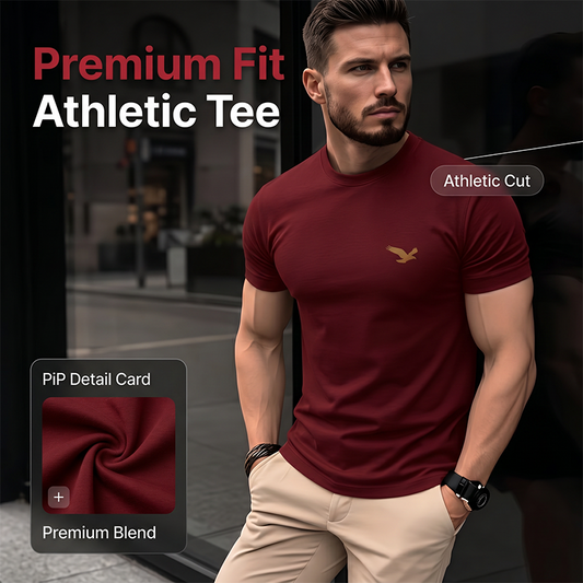 📢📢50% OFF !! ⏰Men's Classic Slim Fit Crew Neck T-Shirt