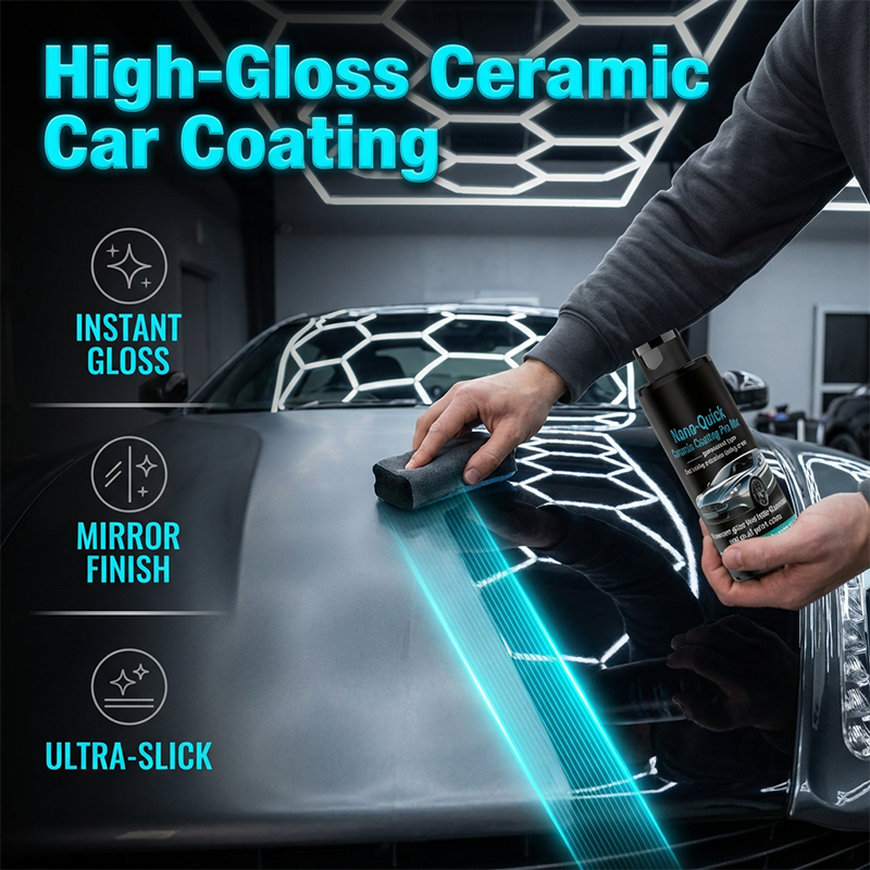 🚗 Showroom Shine That Lasts – Nano Ceramic Spray with Hydrophobic Protection. 50% Off. UK Stock