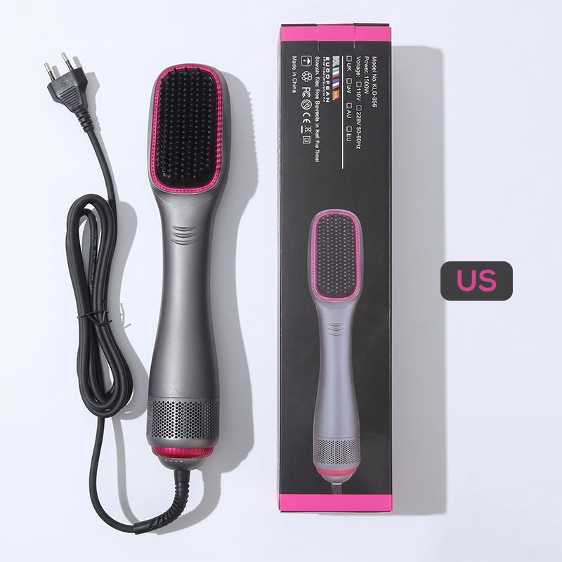 💇‍♀️ Professional 3-in-1 Hot Air Brush – Dry, Detangle & Volumize in One Step ✨