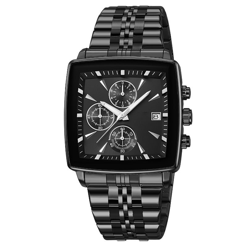 Men's Classic Square Dial Quartz Watch