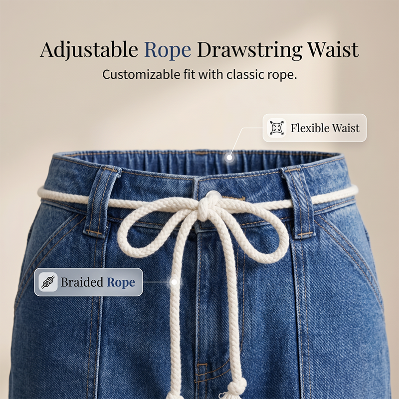 👖 Women’s Wide-Leg Cargo Pants – Spacious Side Pockets, Relaxed Silhouette & Adjustable Waist ✨