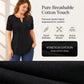 👚✨ Women's Casual V-Neck Pleated Blouse – 50% OFF! Flattering V-neck, delicate pleats, relaxed fit – perfect for work & weekend. 🔥🌸