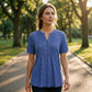 👚✨ Women's Casual V-Neck Pleated Blouse – 50% OFF! Flattering V-neck, delicate pleats, relaxed fit – perfect for work & weekend. 🔥🌸