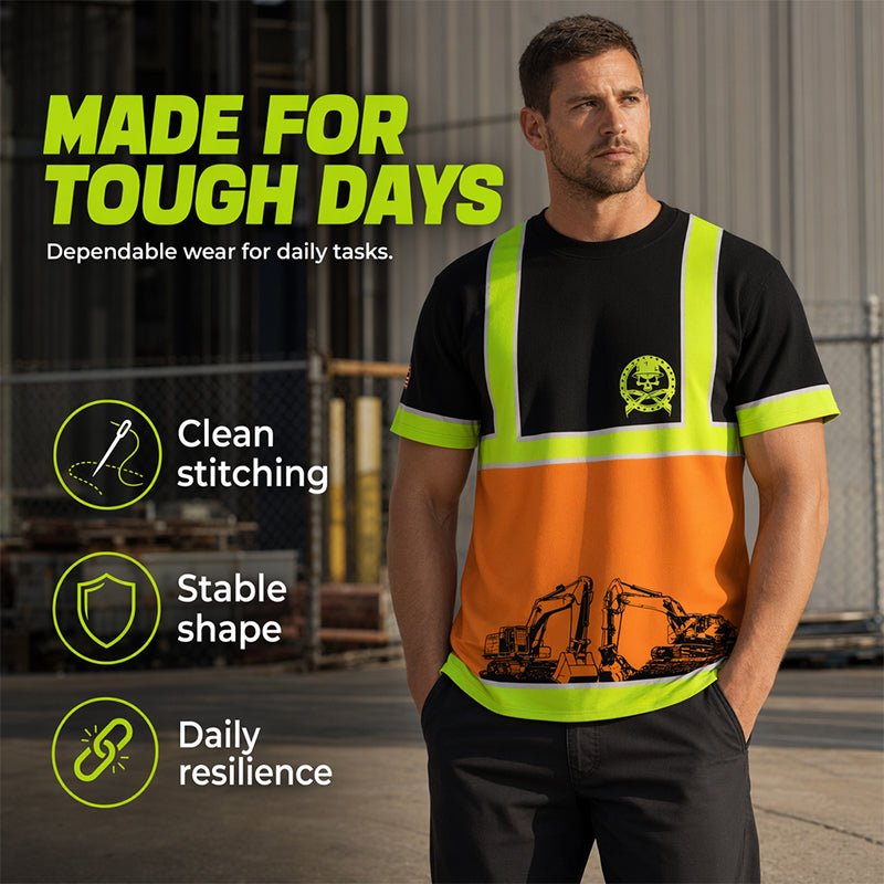 🦺 2026 Sale — Over 11,000 Sold!🔥High Visibility Workwear T-Shirt – Standout Safety Design 🚧