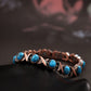 📢📢 50% OFF !! ⏰ Antique Copper Finish Magnetic Stone Bracelet – Timeless Style, Natural Energy & Perfect for Everyday Wear ✨