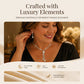 💎Women's Zircon Flower Necklace Earrings Set