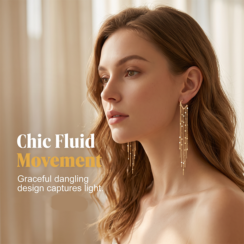 💫 50% OFF NOW! 🌸 Face-Framing Tassel Earrings – Statement design & lightweight – Perfect for parties, photos or bold everyday looks – elegant and playful ✨🌙💖