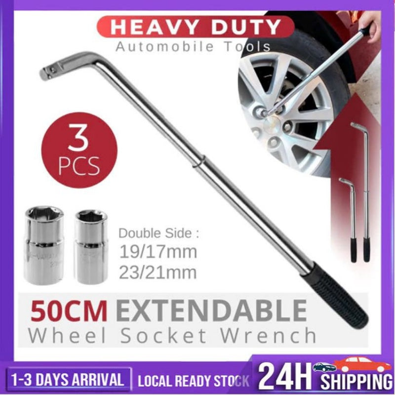 Heavy Duty L-Type Extended Lug Wheel Wrench