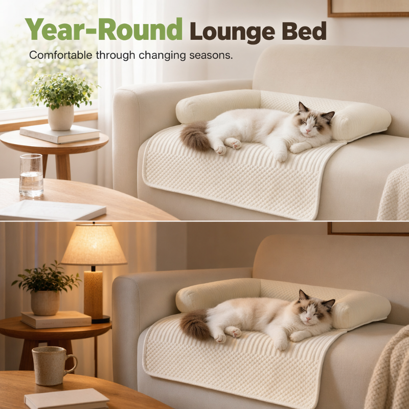 🛋️Scratch-Resistant Pet Bed