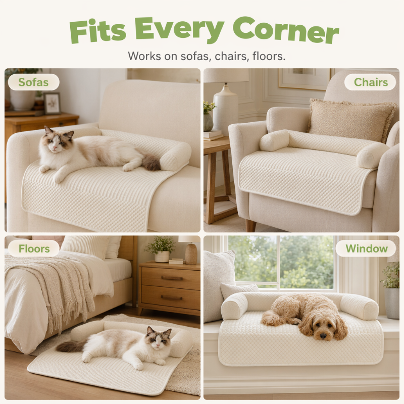 🛋️Scratch-Resistant Pet Bed