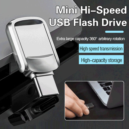 📢📢50% OFF !! ⏰ 【Upgraded】High-Speed Dual Interface USB Flash Drive