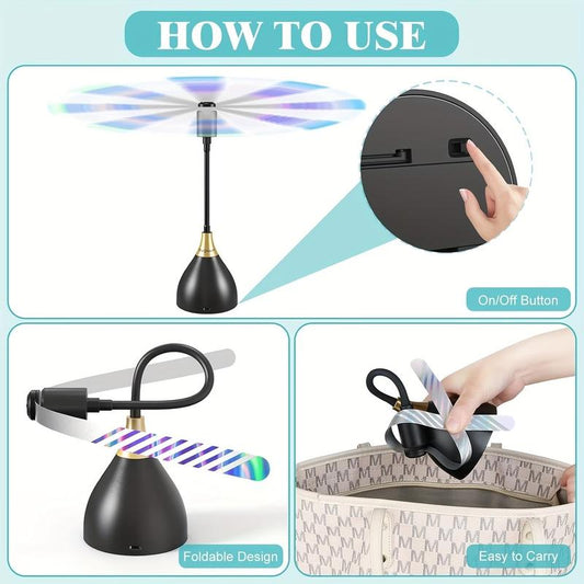 🌀 50% OFF! Smart Fly Repellent Fan – USB/battery powered, silent, portable – bug-free zone anywhere. 🏡✅