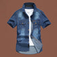 🚨 FINAL HOURS! ⏳ 49% OFF – Built to Last! 👕 Men’s Washed Denim Shirt – Rugged Charm, Effortless Cool 💙