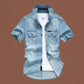 🚨 FINAL HOURS! ⏳ 49% OFF – Built to Last! 👕 Men’s Washed Denim Shirt – Rugged Charm, Effortless Cool 💙
