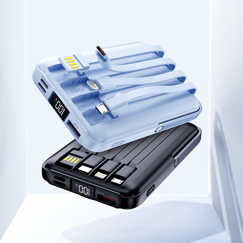 Magnetic Power Bank With Stand & Cable