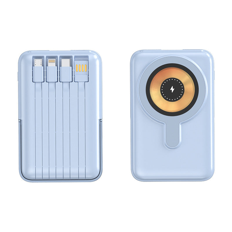 Magnetic Power Bank With Stand & Cable